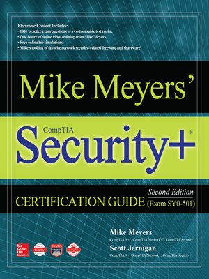 cover image of Mike Meyers' CompTIA Security+ Certification Guide (Exam SY0-501)